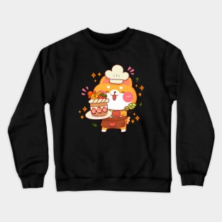 Cute Shiba Baking Crewneck Sweatshirt